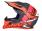 Casque Motocross SWAPS S818 noir / rouge mat - taille L (59-60)