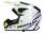 Casque Motocross Doppler Off-Road blanc / jaune / noir - taille XL (61-62)