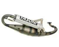 Échappement Yasuni Scooter R Aluminium pour Peugeot horizontal, Derbi