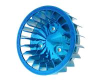 Turbine de ventilation bleue pour Minarelli horizontal, Keeway, CPI, 1E40QMB