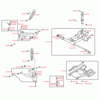 F16 Amortisseur, bras de contrôle et bras oscillant