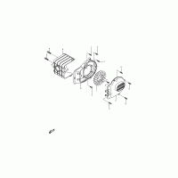 09 Couverture de la roue de ventilateur / Roue de ventilateur