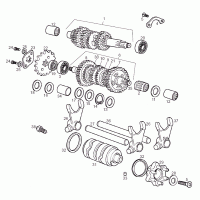 Moteur - transmission pour Aprilia RS, RS4, Derbi GPR