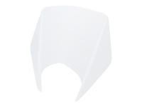 Masque de phare partie supérieure OEM blanc pour Derbi Senda 2011-, Gilera RCR, SMT 2011-
