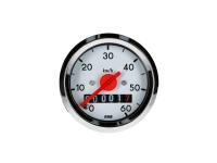 Compteur de vitesse 60km/h rond 48mm pour Simson S50, S51, S70, Schwalbe, Sperber, Habicht, Star
