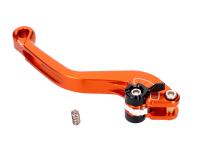 Levier d'embrayage / levier de frein Puig 2.0 arrière réglable, court - orange noir