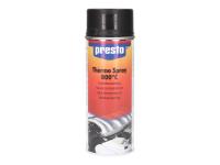 Spray thermo-laque Presto noir mat 800°C 400ml