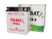 Batterie Fulbat FB12A-A DRY, y compris le pack d'acide