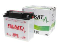 Batterie Fulbat 51814 DRY, y compris le bloc d'acide