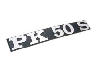 Signe / lettrage "PK50S" pour Vespa PK 50