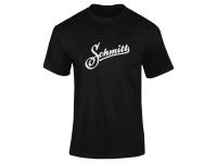 T-Shirt Schmitt Logo, noir 100% coton unisexe - différentes tailles