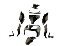 Kit d'habillage noir brillant 11 pièces pour Yamaha X-Max 125-250ccm, MBK Skycruiser 125-250ccm -2009