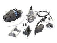 Kit carburateur Polini 21mm pour moteurs Yamaha Minarelli vertical