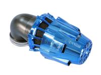 Filtre à air Polini Blue Air Box 46mm 90° bleu-noir