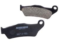 Plaquettes de frein Naraku bio pour MBK Skyliner, Yamaha Majesty, Piaggio X9, Gilera Nexus, GP800, Suzuki UH Burgman 125, 150