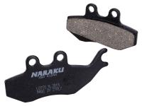 Plaquettes de frein Naraku bio pour Aprilia, Gilera, MBK, Yamaha