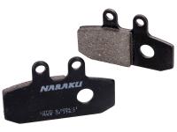 Plaquettes de frein Naraku organique pour Aprilia Atlantic 500 01-04 (avant droit)