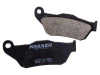 Plaquettes de frein Naraku organique pour MBK Skycruiser 125i, Yamaha X-Max 125i, 250i