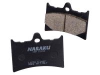 Plaquettes de frein Naraku organique pour Aprilia AF1 Futura 125, RS 125