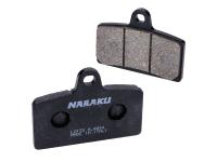 Plaquettes de frein Naraku organique pour Aprilia RS, RS4, Derbi GP1, GPR, MH KN1, KN2, R