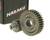 Transmission secondaire Naraku Racing 17/36 +31% pour GY6 125/150cc 152/157QMI