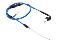 Câble de gaz complet Doppler PTFE bleu pour Rieju MRT, MRX, SMX, RRX, Tango, RS3